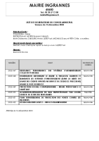 délibérations conseil 15 décembre 2025